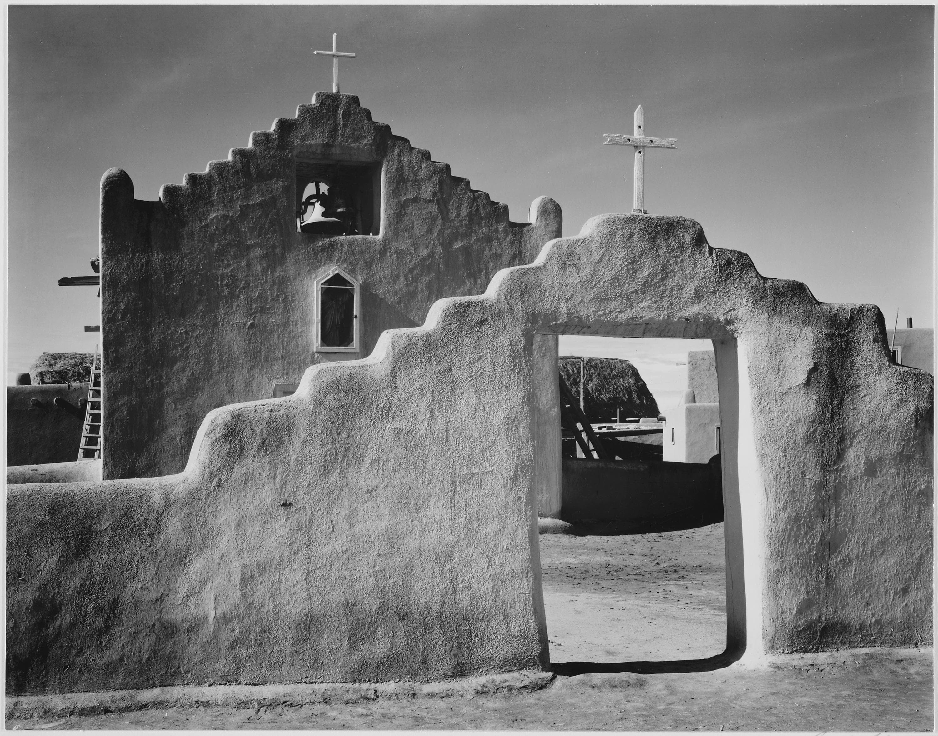"Church, Taos Pueblo National Historic Landmark, New Mexico, 1941."