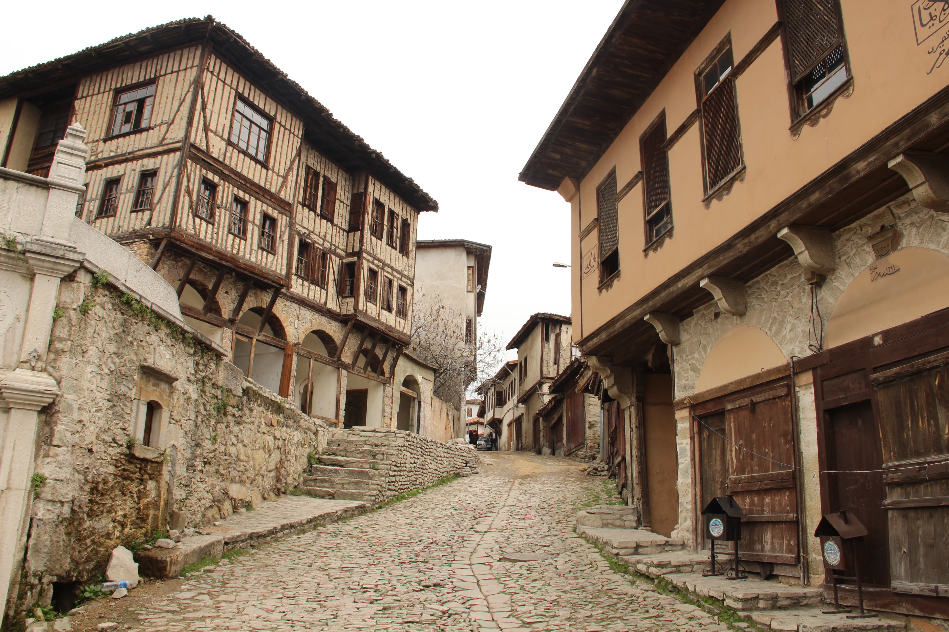 Safranbolu Houses going up the hill
