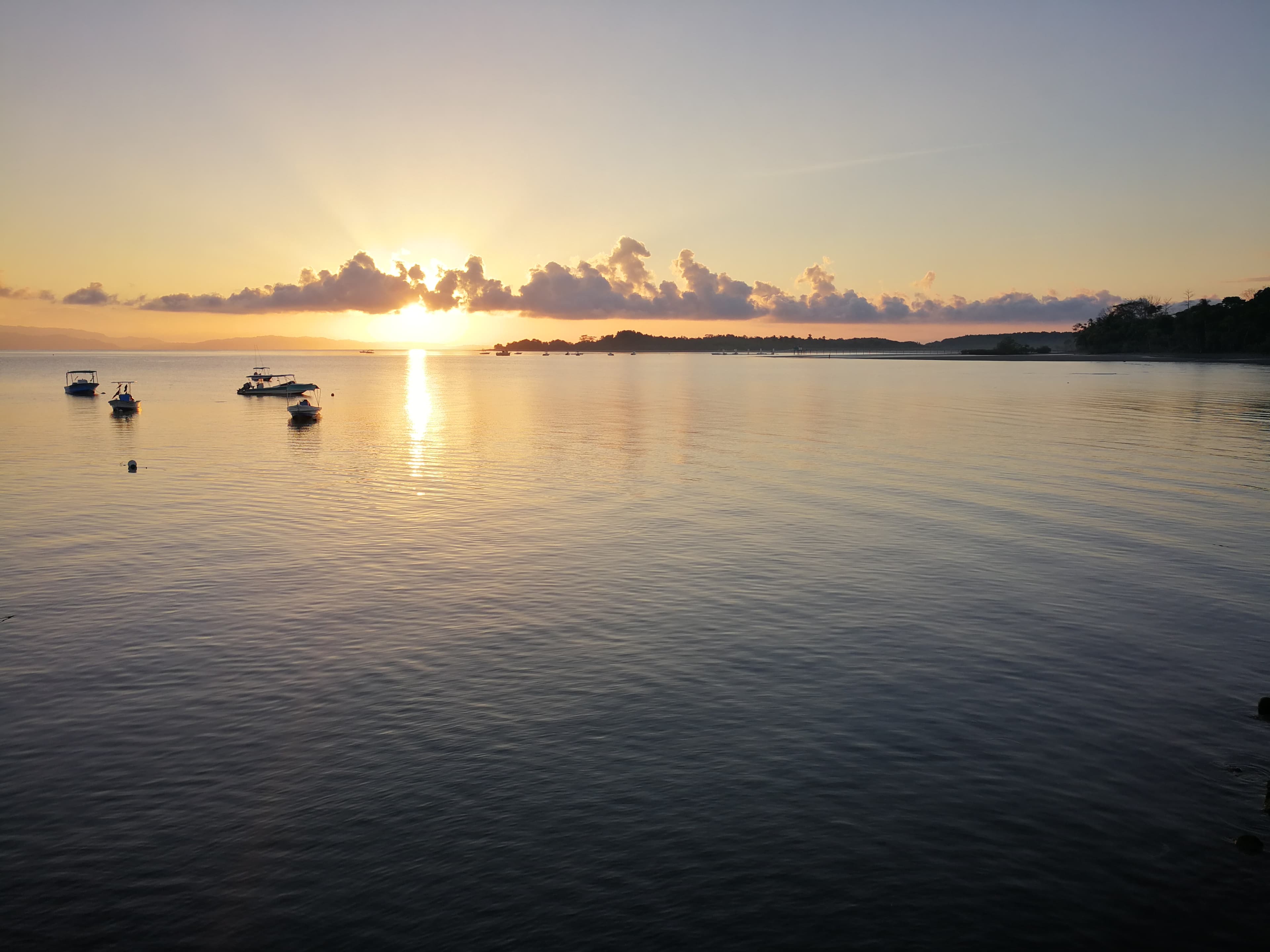 Photograph taken from a dock before boarding a boat to Golfito.