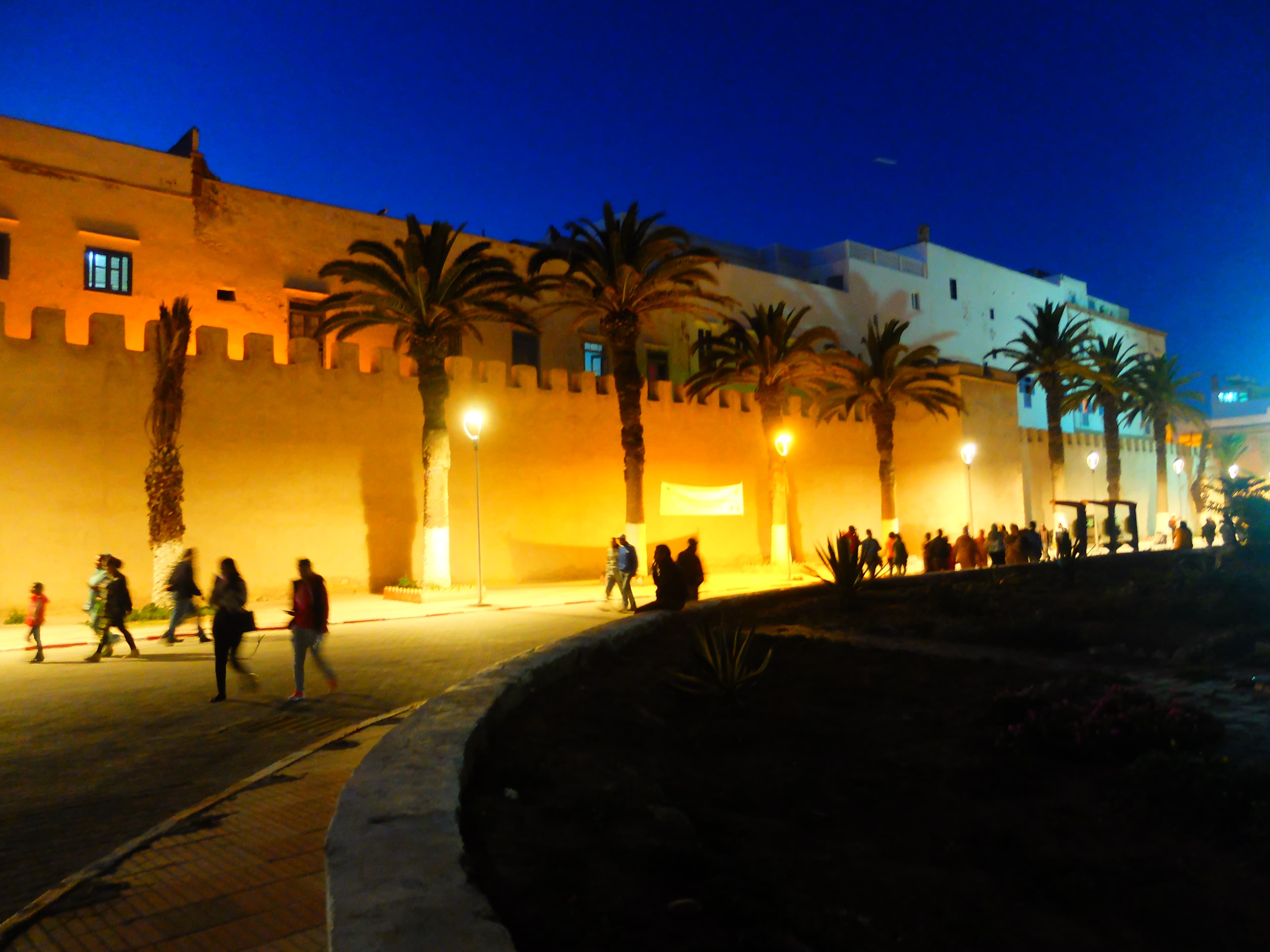 Floodlit Inner Medina Wall